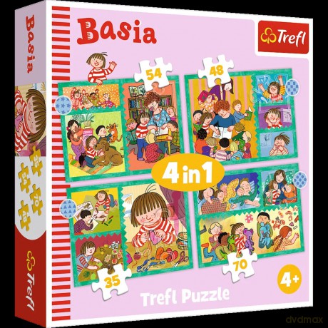TREFL 4w1 Przygody Basi [PUZZLE]