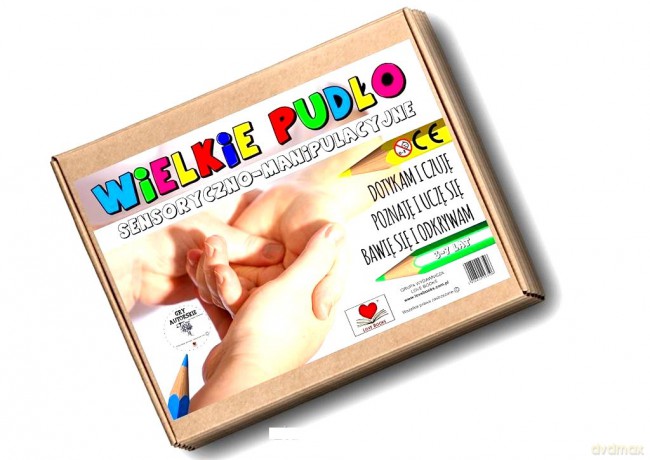Wielkie pudło sensoryczno-manipulacyjne 3-7 lat [GRA]