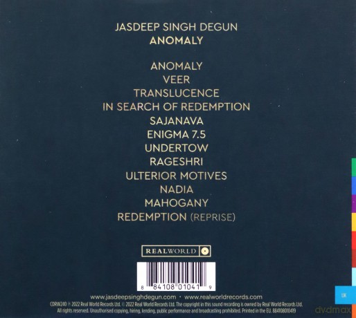 Jasdeep Singh Degun: Anomaly [CD]