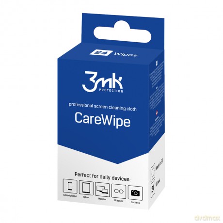 Chusteczki czyszczące 3mk CareWipe do ekranów