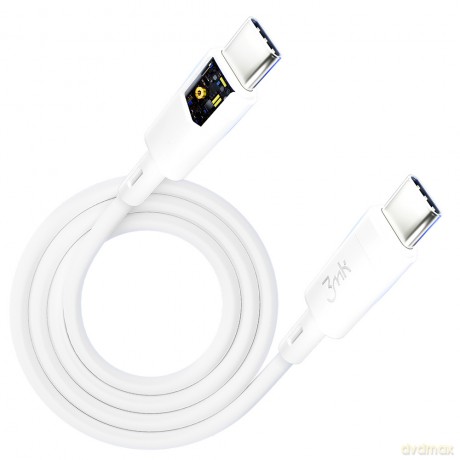 Kabel 3mk Hyper Silicone Cable Type-C to Type-C 60W 3A