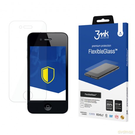 Apple iPhone 4S - 3mk szkło hybrydowe