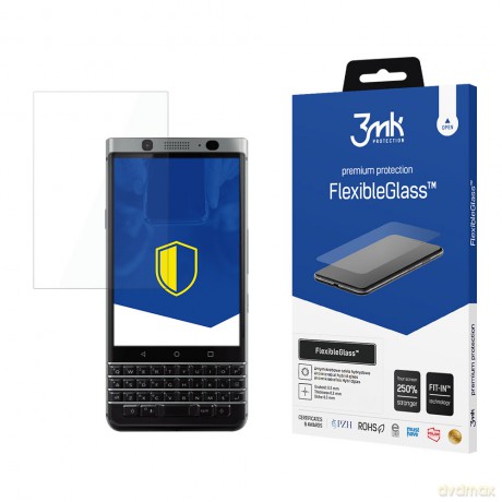 BlackBerry KeyOne - 3mk szkło hybrydowe