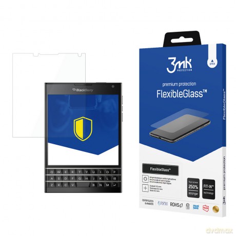 BlackBerry Passport - 3mk szkło hybrydowe