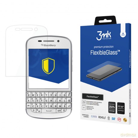 BlackBerry Q10 - 3mk szkło hybrydowe
