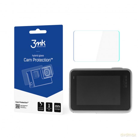 GoPro HERO 7 White/Silver - 3mk szkło hybrydowe