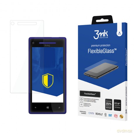 HTC 8X - 3mk szkło hybrydowe
