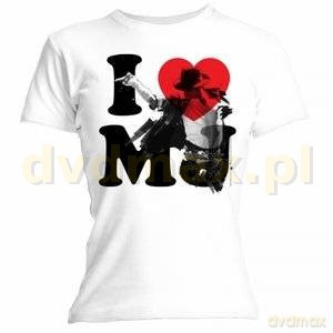 Michael Jackson: I Love MJ (white skinny) L [T-SHIRT]