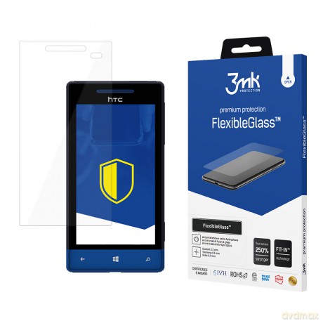 HTC Windows 8S - 3mk szkło hybrydowe
