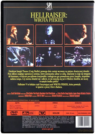 Hellraiser V: Wrota piekieł [DVD]