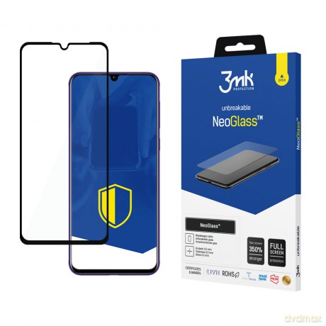 Huawei nova 5/5 Pro Black - 3mk NeoGlass szkło hartowane