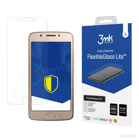 Lenovo Moto G5 - 3mk szkło hybrydowe