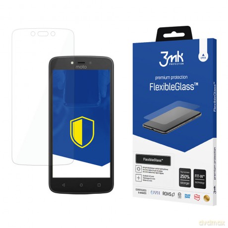 Motorola Moto C Plus - 3mk szkło hybrydowe