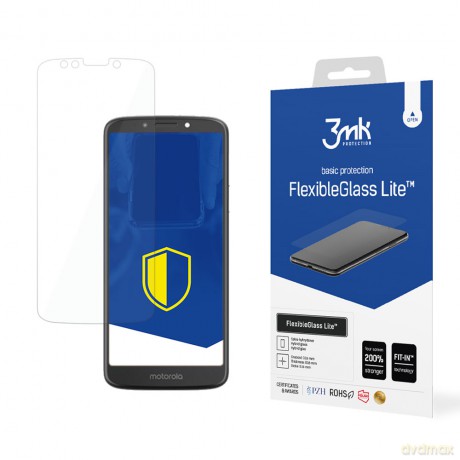 Motorola Moto E5 Plus - 3mk szkło hybrydowe