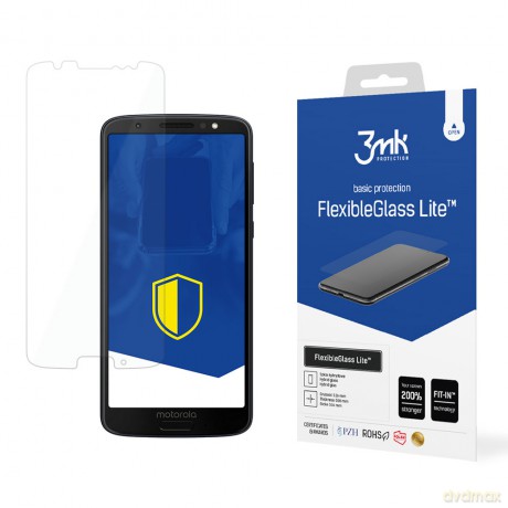 Motorola Moto G6 - 3mk szkło hybrydowe