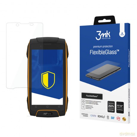 MyPhone Hammer AXE Lte - 3mk szkło hybrydowe