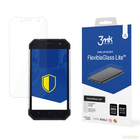 MyPhone Hammer AXE PRO - 3mk szkło hybrydowe