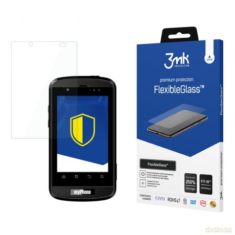MyPhone Hammer Iron - 3mk szkło hybrydowe