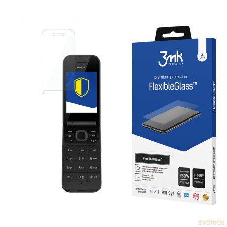 Nokia 2720 Flip - 3mk szkło hybrydowe