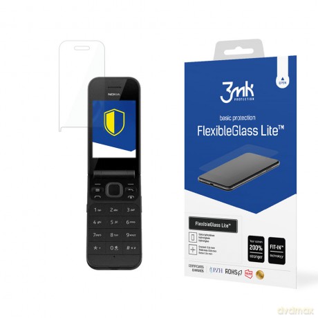 Nokia 2720 Flip - 3mk szkło hybrydowe