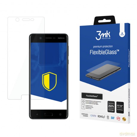 Nokia 5 - 3mk szkło hybrydowe