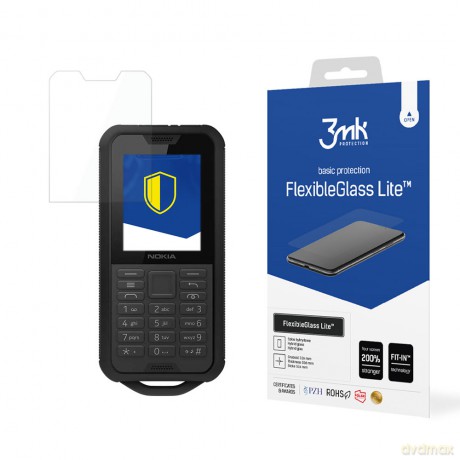 Nokia 800 Tough - 3mk szkło hybrydowe