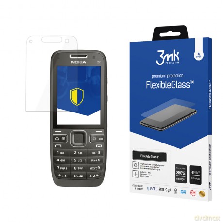 Nokia E52 - 3mk szkło hybrydowe