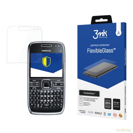Nokia E72 - 3mk szkło hybrydowe