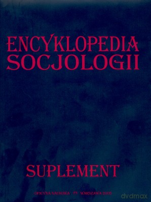 Encyklopedia Socjologii Suplement [KSIĄŻKA]