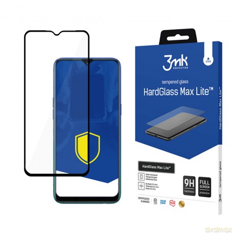 Realme C31 Black - 3mk szkło hybrydowe
