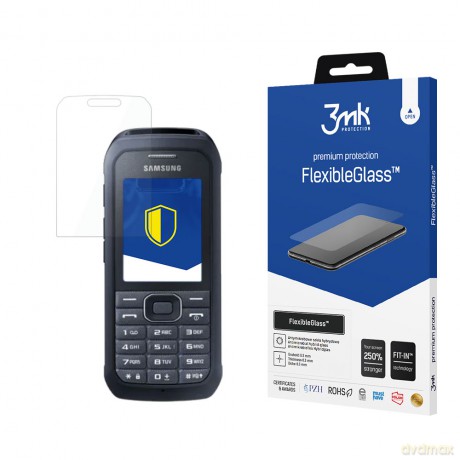 Samsung B550 Xcover - 3mk szkło hybrydowe