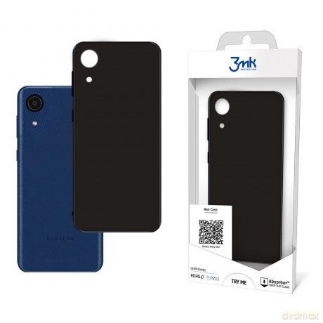 Samsung Galaxy A03 Core - 3mk Matt Case black