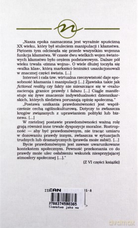 Kłamstwo Jako Metoda (twarda) - Wojciech Chudy [KSIĄŻKA]