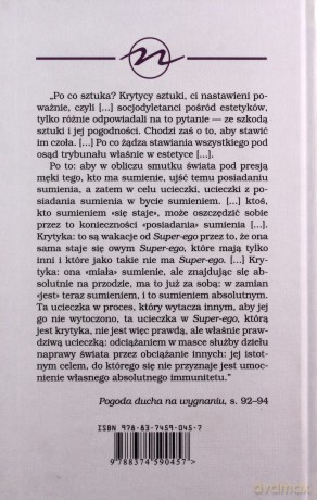 Aesthetica I Anaesthetica Rozważania Filozoficzne (twarda) - Odo Marquard [KSIĄŻKA]