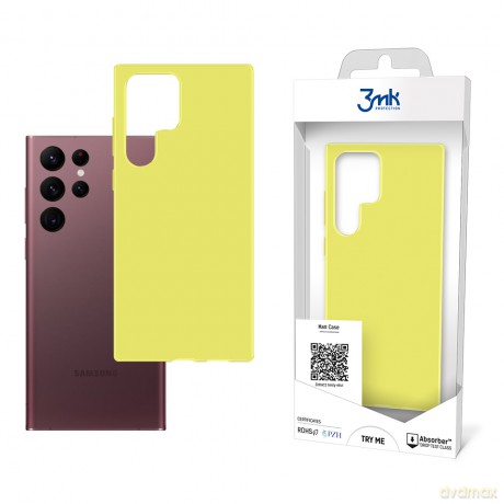 Samsung Galaxy S22 Ultra - 3mk Matt Case lime