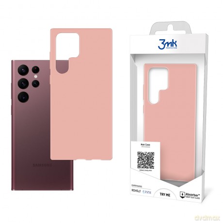 Samsung Galaxy S22 Ultra - 3mk Matt Case lychee