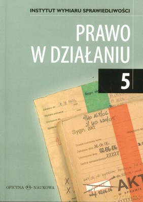 Prawo W Działaniu T.5 Sprawy Karne - Andrzej Siemaszko [KSIĄŻKA]