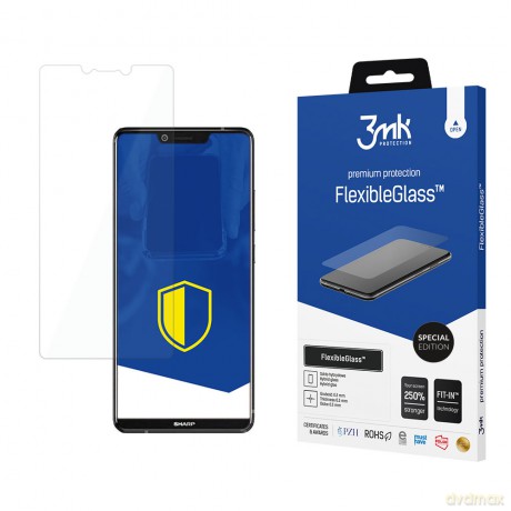 Sharp Aquos D10 - 3mk Special Edition szkło hybrydowe
