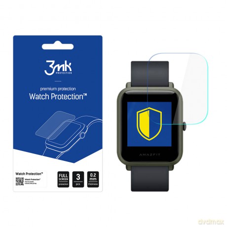 Xiaomi Amazfit BIP A1608 - 3mk folia ochronna na zegarek