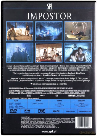 Impostor. Test na człowieczeństwo [DVD]