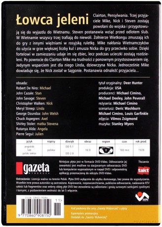 Łowca Jeleni (slim) [DVD]