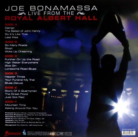 Joe Bonamassa: Live From The Royal Albert Hall [3xWinyl]