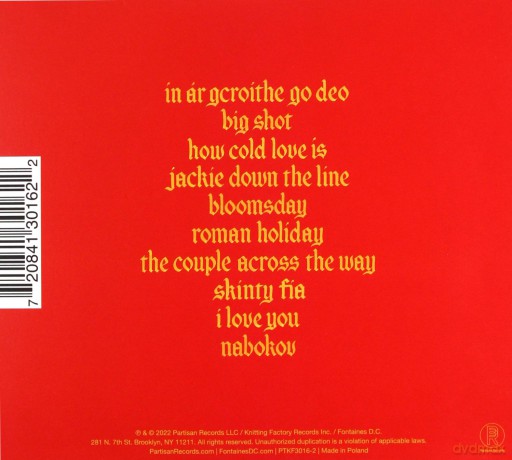 Fontaines D.C.: Skinty Fia [CD]