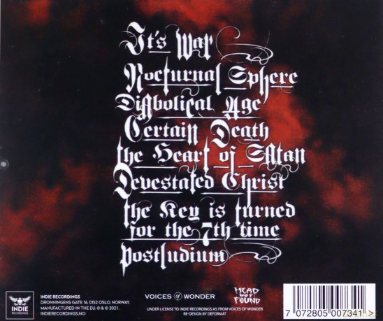 Ragnarok: Diabolical Age [CD]