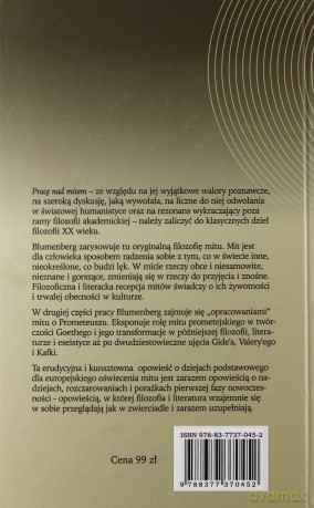 Praca nad mitem - Hans Blumenberg [KSIĄŻKA]