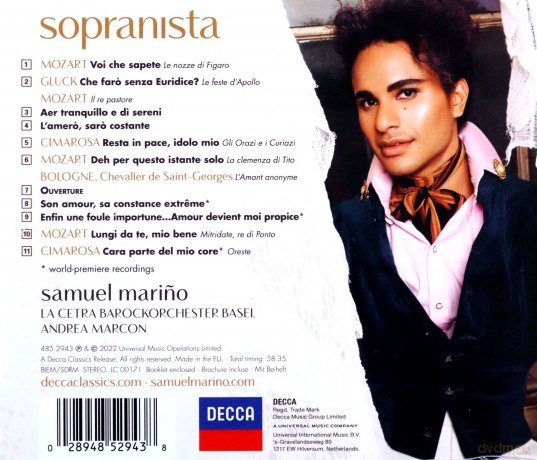 Samuel Marino: Sopranista [CD]