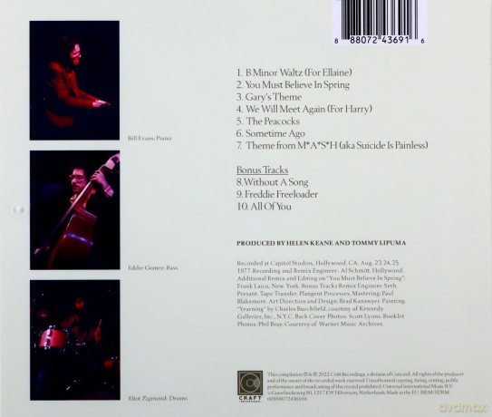 Bill Evans: You Must Believe In Spring [CD]