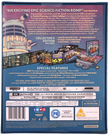 Daleks' Invasion Earth 2150 A.D. [Blu-Ray 4K]+[Blu-Ray]