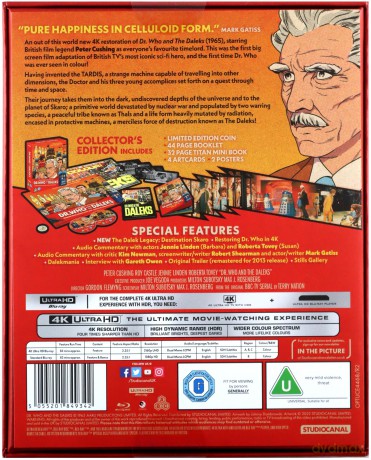 Dr. Who and the Daleks (Doktor Who i Dalekowie) [Blu-Ray 4K]+[Blu-Ray]