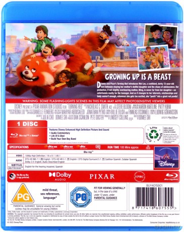 Turning Red (To nie wypanda) (Disney) [Blu-Ray]